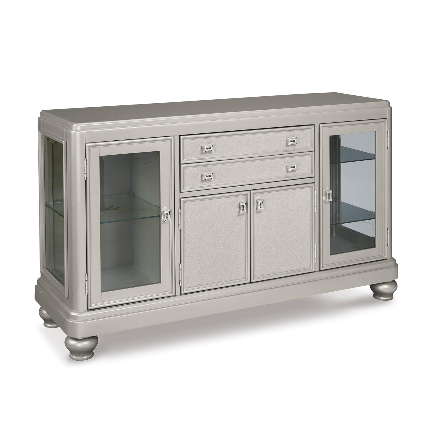 Coralayne - Silver - Dining Room Server - FLOOR MODEL