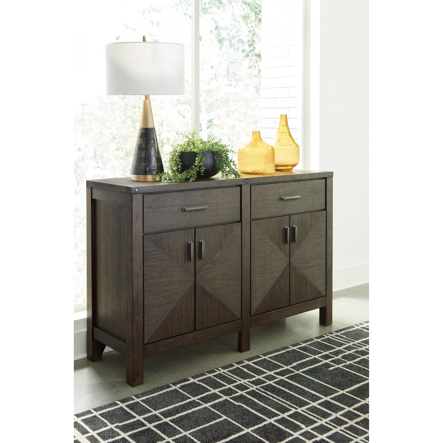 DELLBECK DINING SERVER - BROWN
