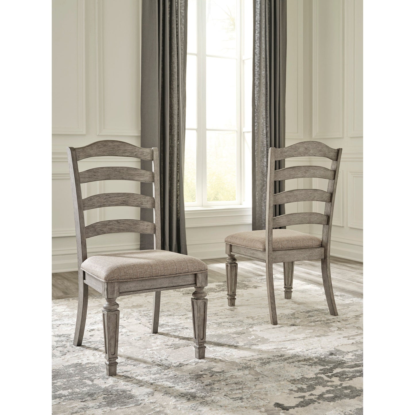 LODENBAY DINING CHAIR - ANTIQUE GRAY