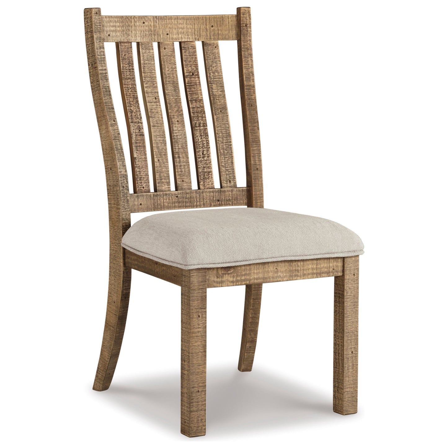 GRINDLEBURG DINING CHAIR - LIGHT BROWN