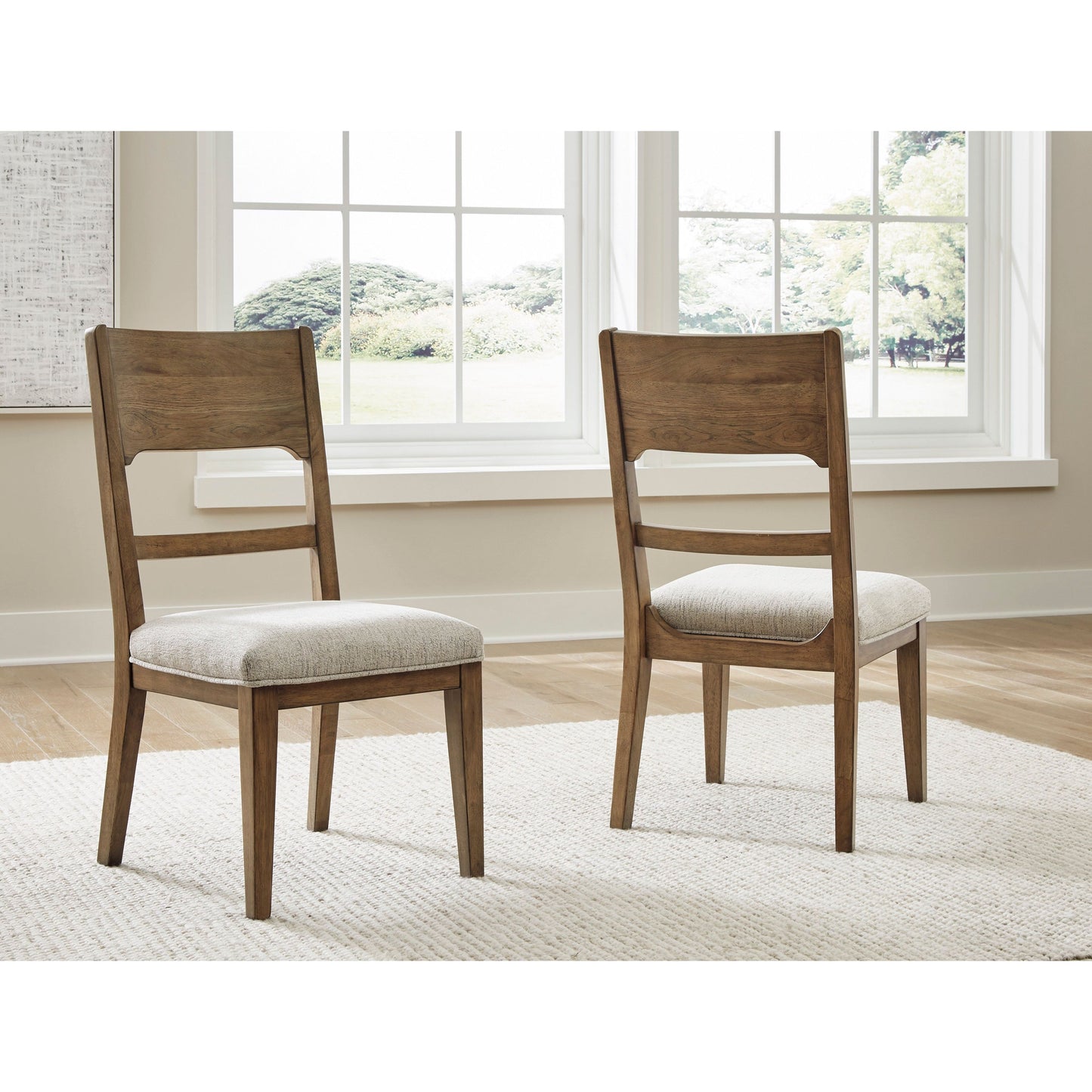 CABALYNN DINING SET - 4 CHAIRS, TABLE & BENCH