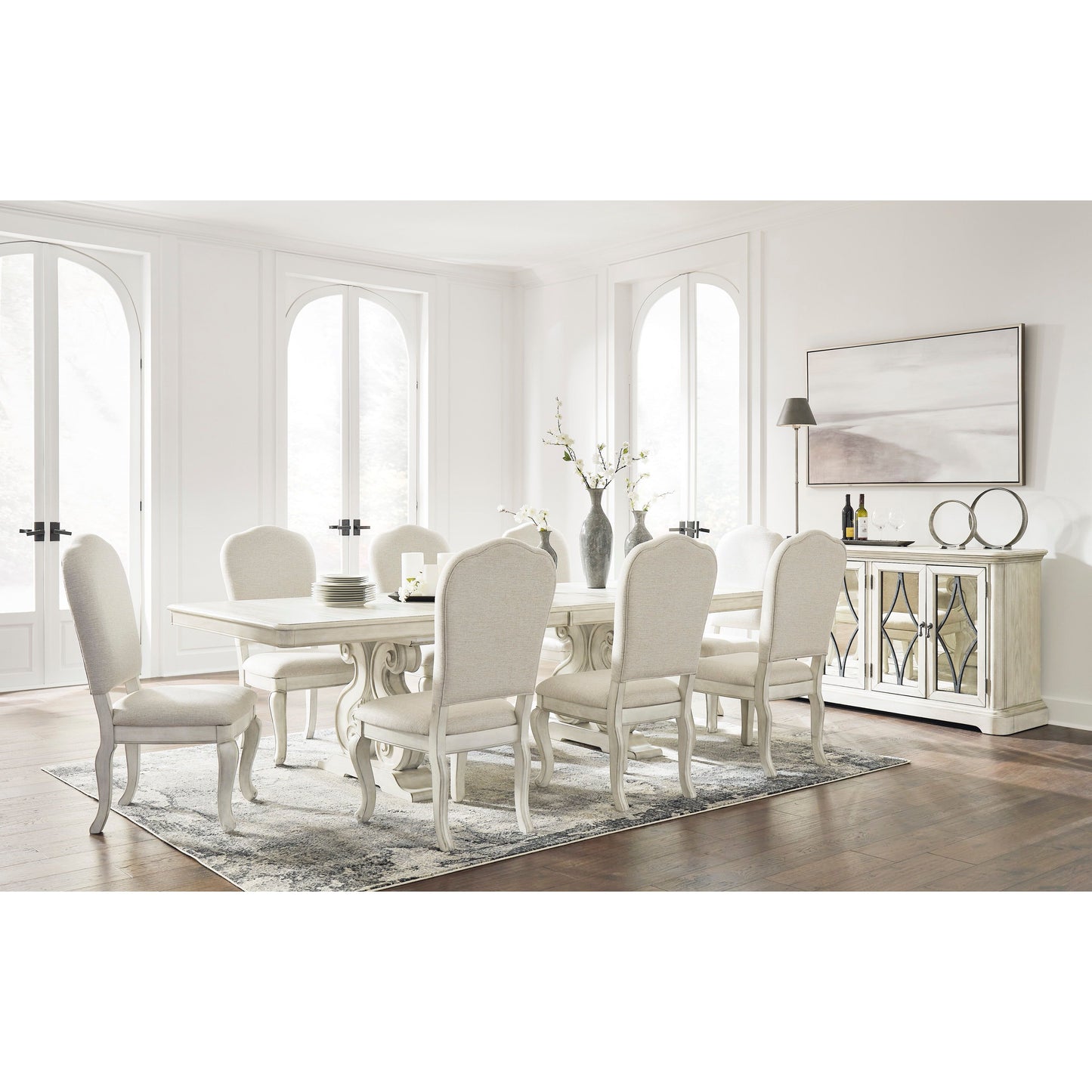 ARLENDYNE DINING EXTENSION TABLE - ANTIQUE WHITE