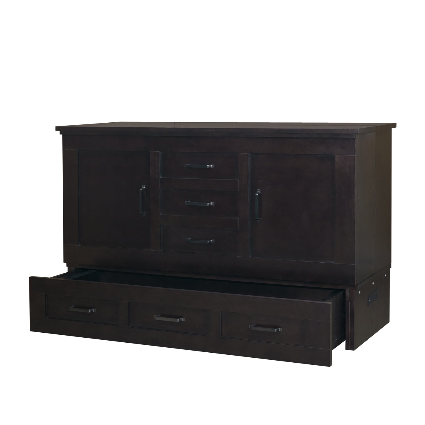 HARRISON CABINET BED - SHADOW BLACK