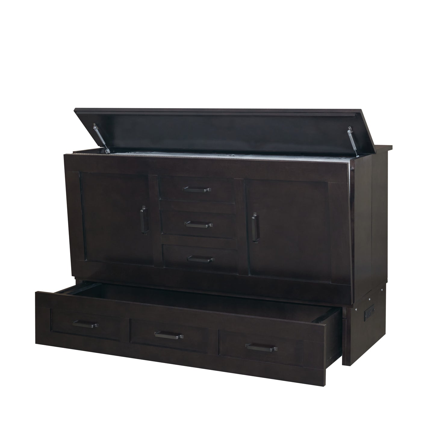 HARRISON CABINET BED - SHADOW BLACK
