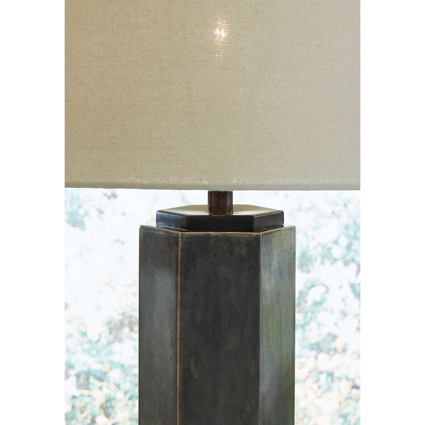 DIRKTON TABLE LAMP - ANTIQUE PEWTER FINISH