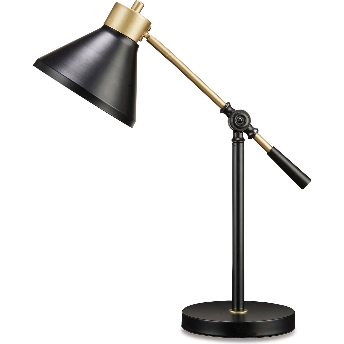 GARVILLE DESK LAMP - BLACK/GOLD FINISH