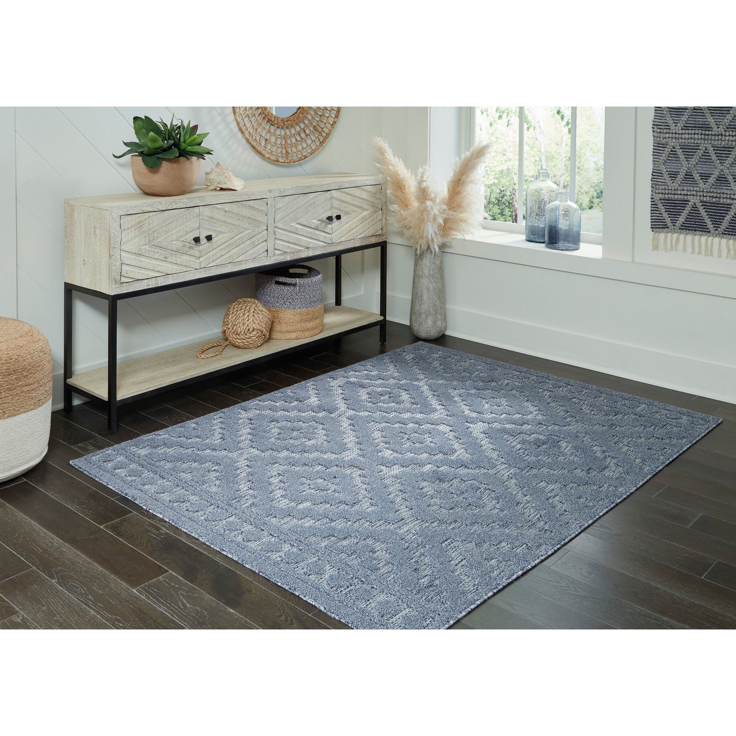 FINNWELL RUG - BLUE