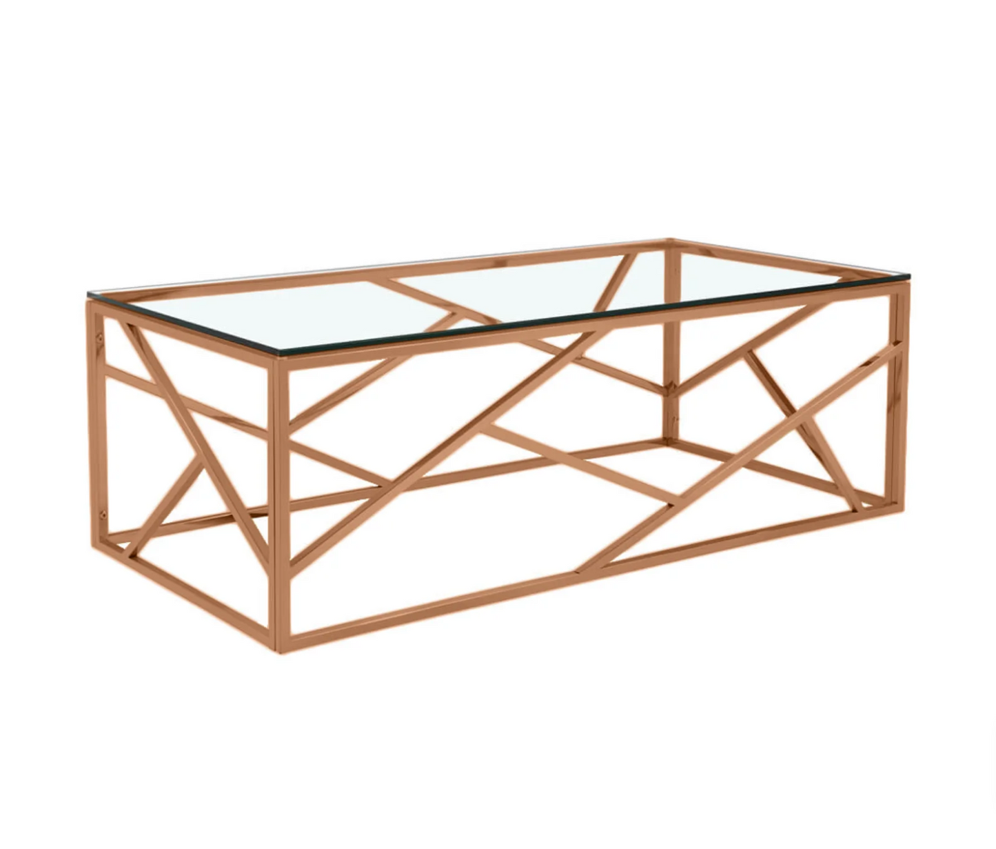 Casa Rose Gold (Pack of 3) - Coffee Table Set