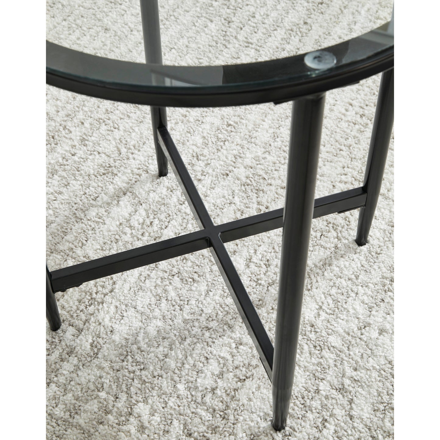 STETZER COFFEE TABLE SET (SET OF 3) - BLACK