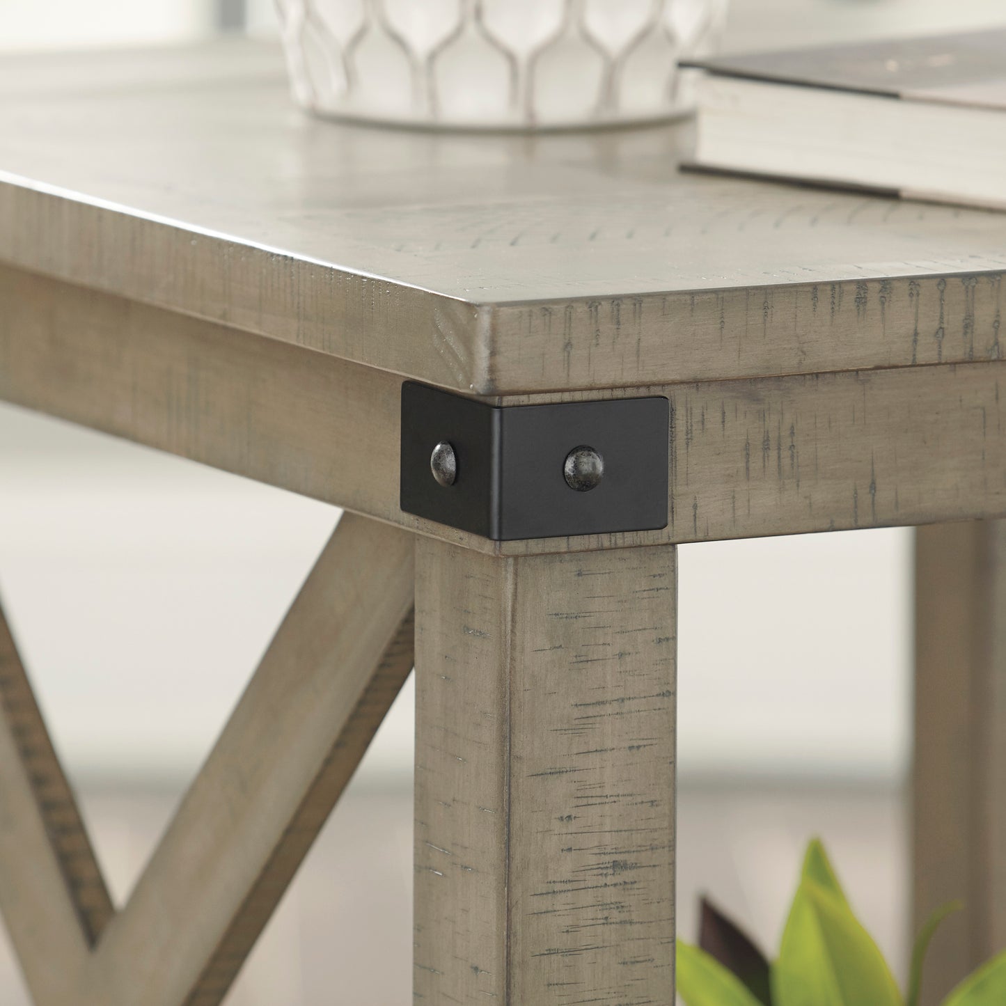ALDWIN END TABLE - GRAY