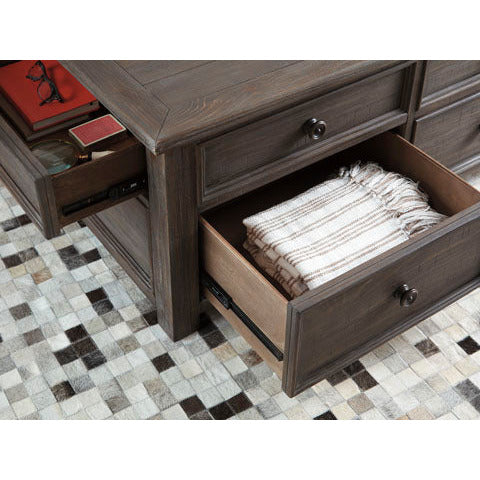 WYNDAHL LIFT-TOP COFFEE TABLE - RUSTIC BROWN