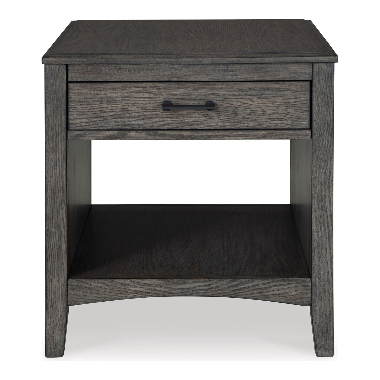 MONTILLAN END TABLE - GRAYISH BROWN