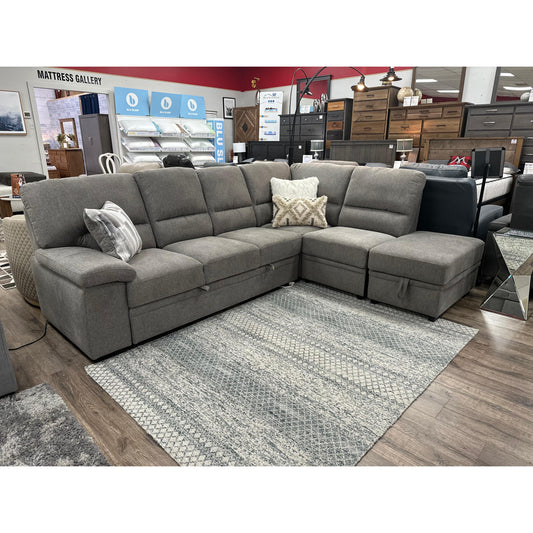 FLORENCE SLEEPER SECTIONAL - GREY