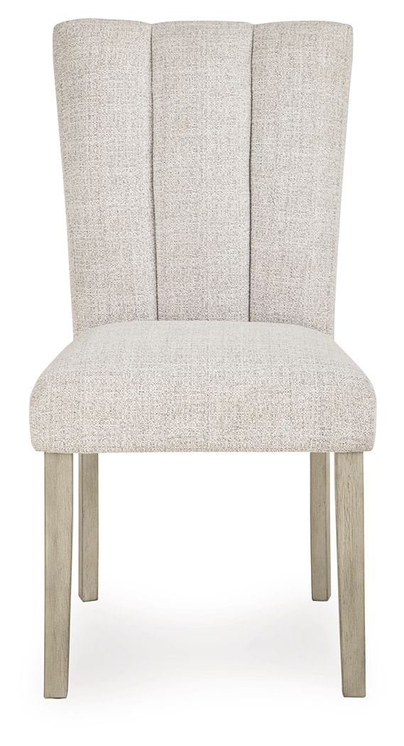 Larawyn - Dining Upholstered Side Chair (Set of 2) - Bisque - Fraser Furniture & Mattresses
