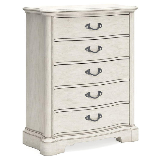 Arlendyne - Antique White - Five Drawer Chest