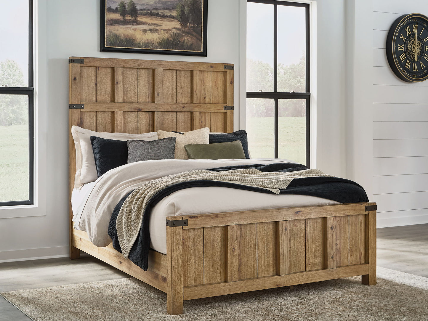 Ridgester - Panel Bed - Fraser Furniture & Mattresses