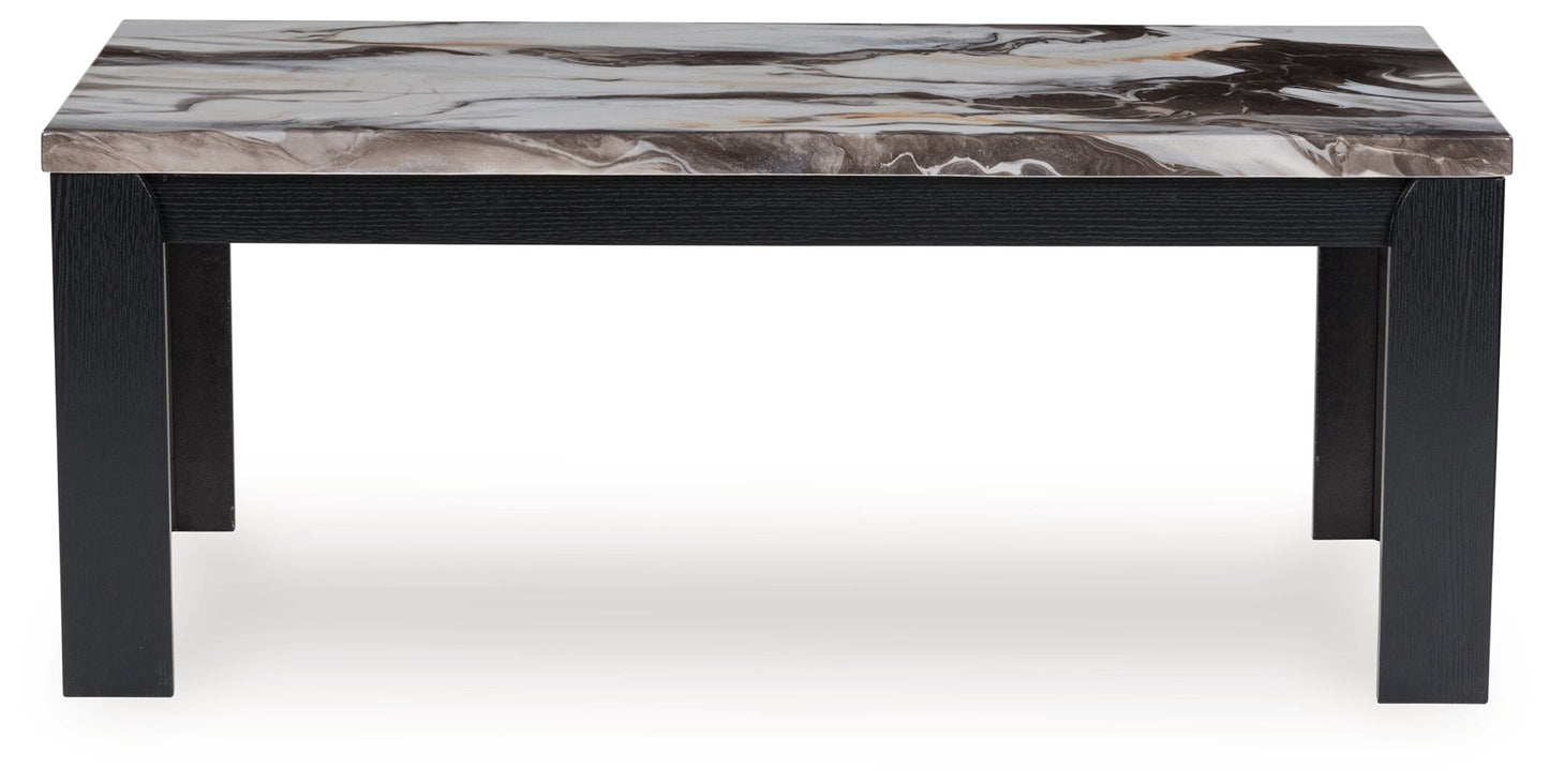 Jazmore - Dark Brown - Occasional Table Set (Set of 3)