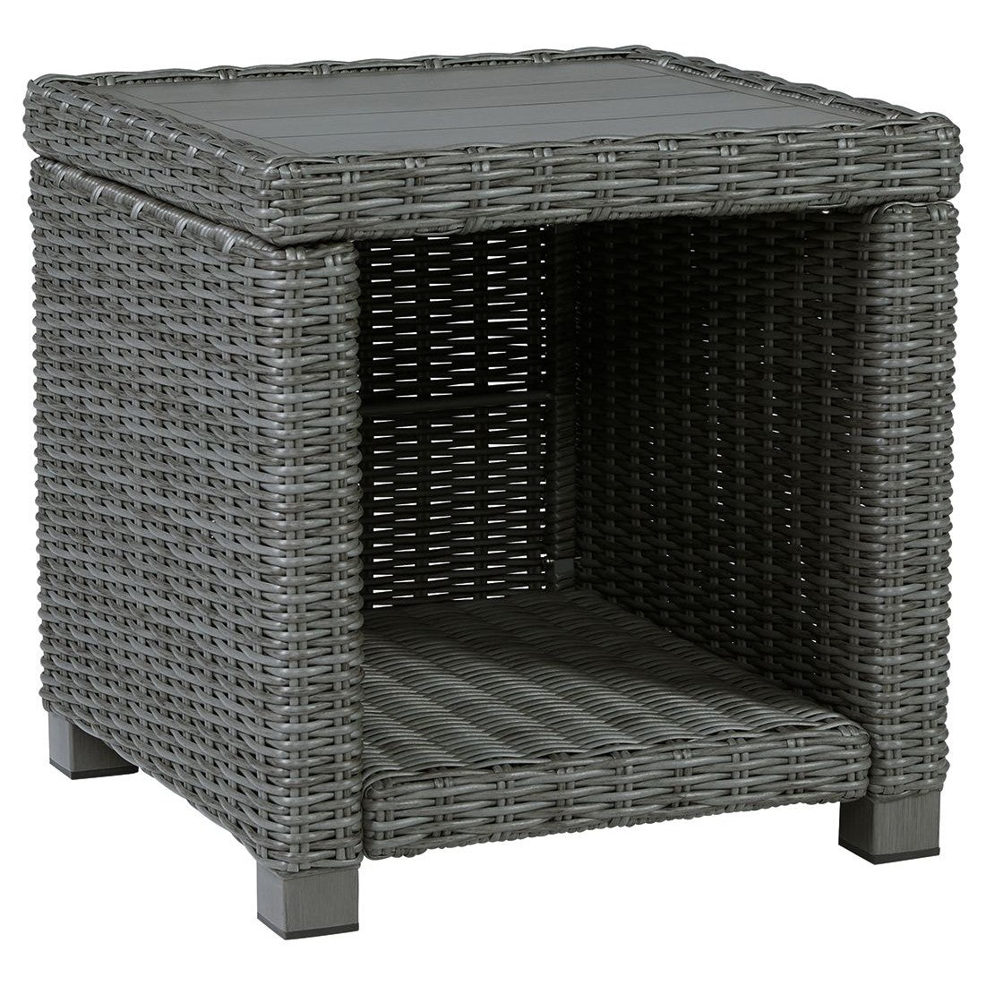 Elite Park - Gray - Square End Table