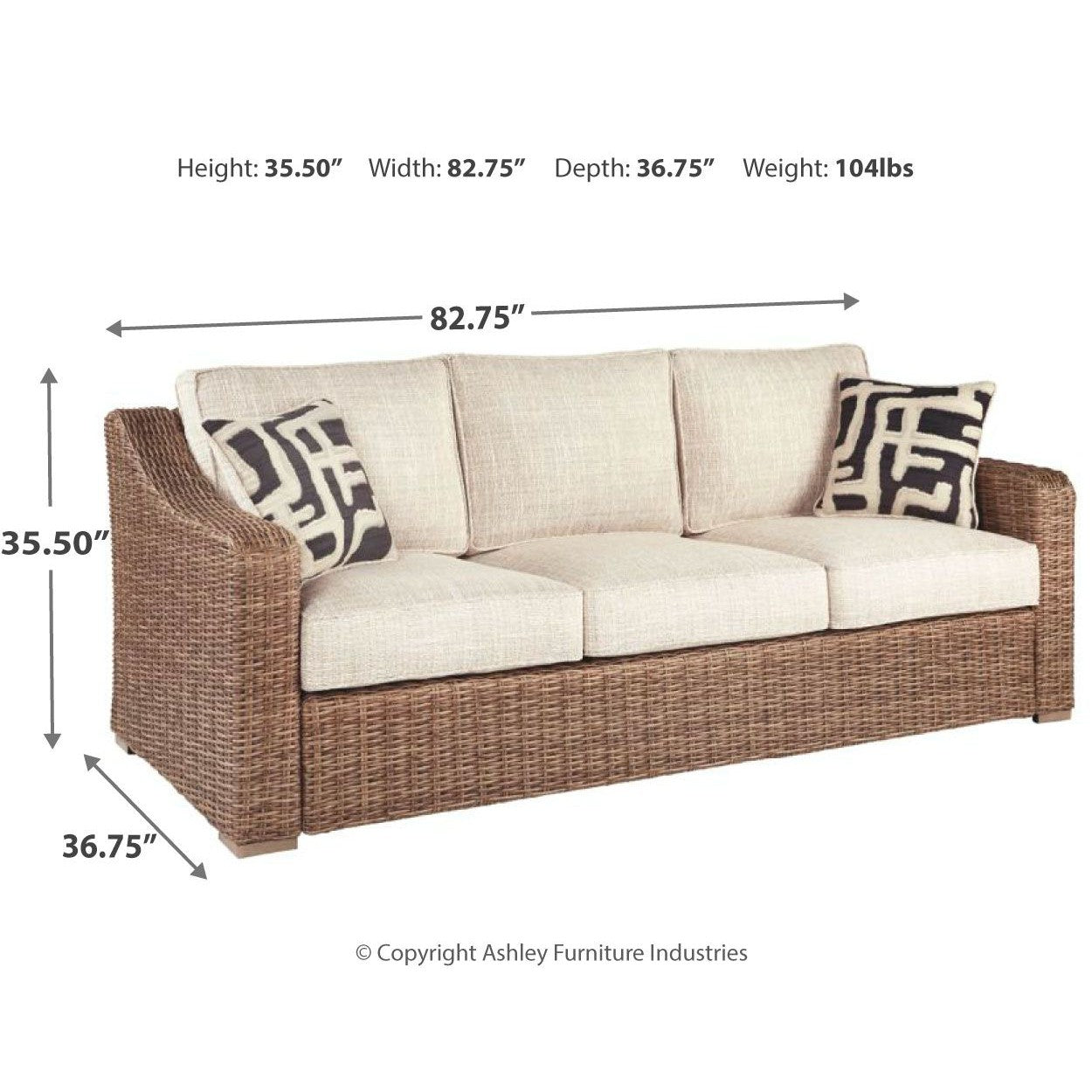 Beachcroft - Sofa With Cushion