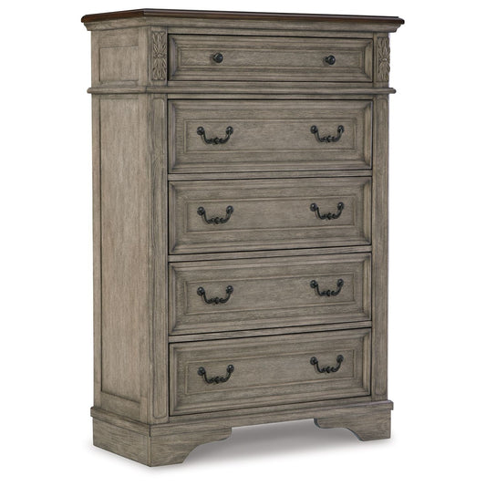 Lodenbay - Antique Gray - Five Drawer Chest