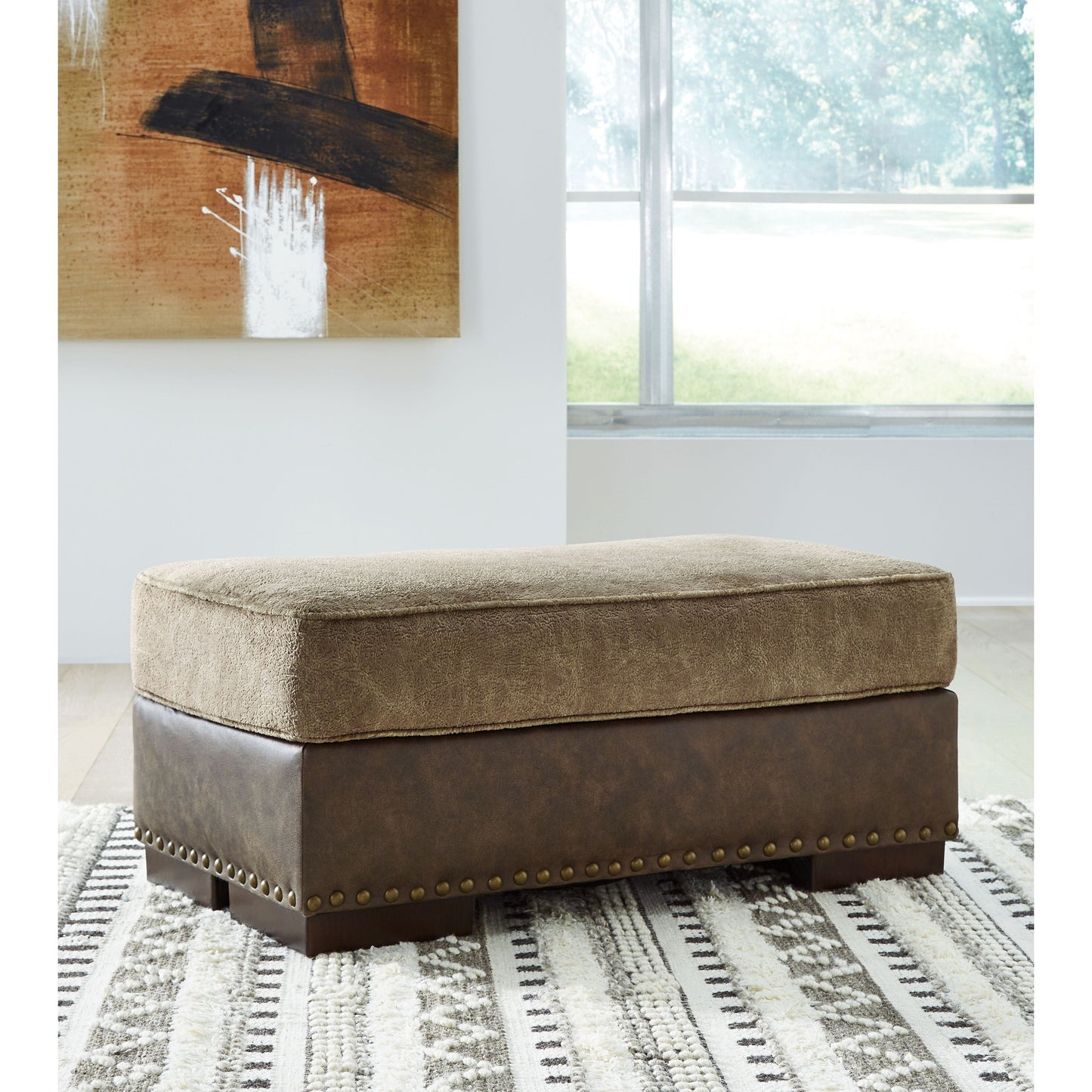 Alesbury - Chocolate - Ottoman