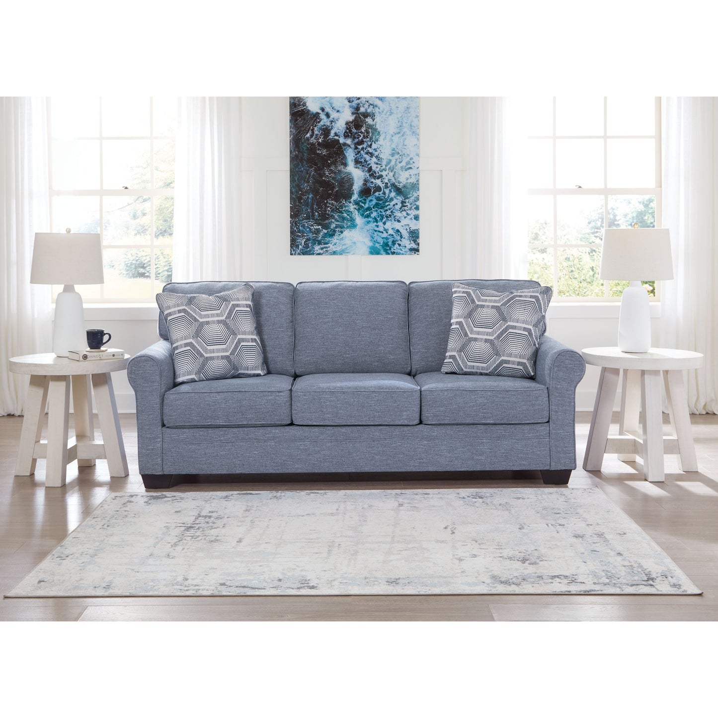 Carissa Manor - Denim - Sofa