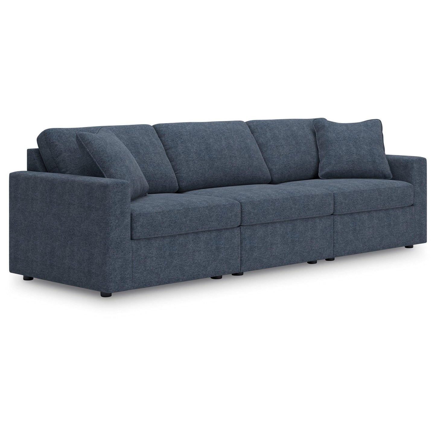 Modmax - Ink - 3-Piece Sectional Sofa - Fabric
