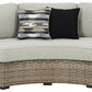 Calworth - Beige - Sectional Lounge