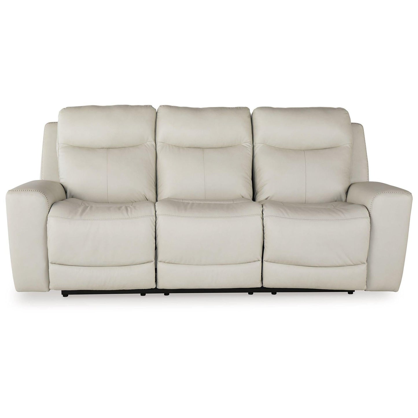 Mindanao - Coconut - Pwr Rec Sofa With Adj Headrest - Leather Match