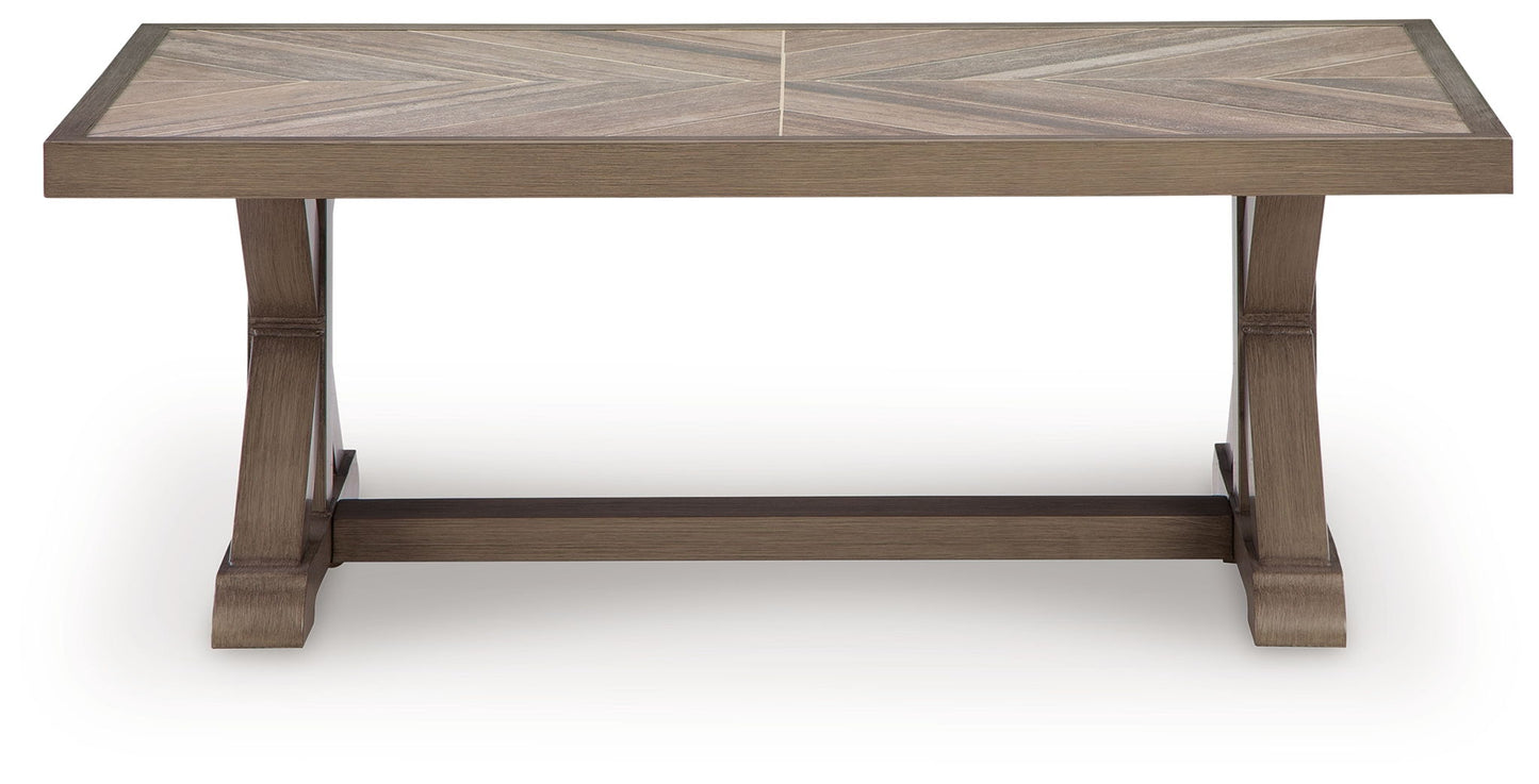 Laguna Heights - Rectangular Cocktail Table - Beige