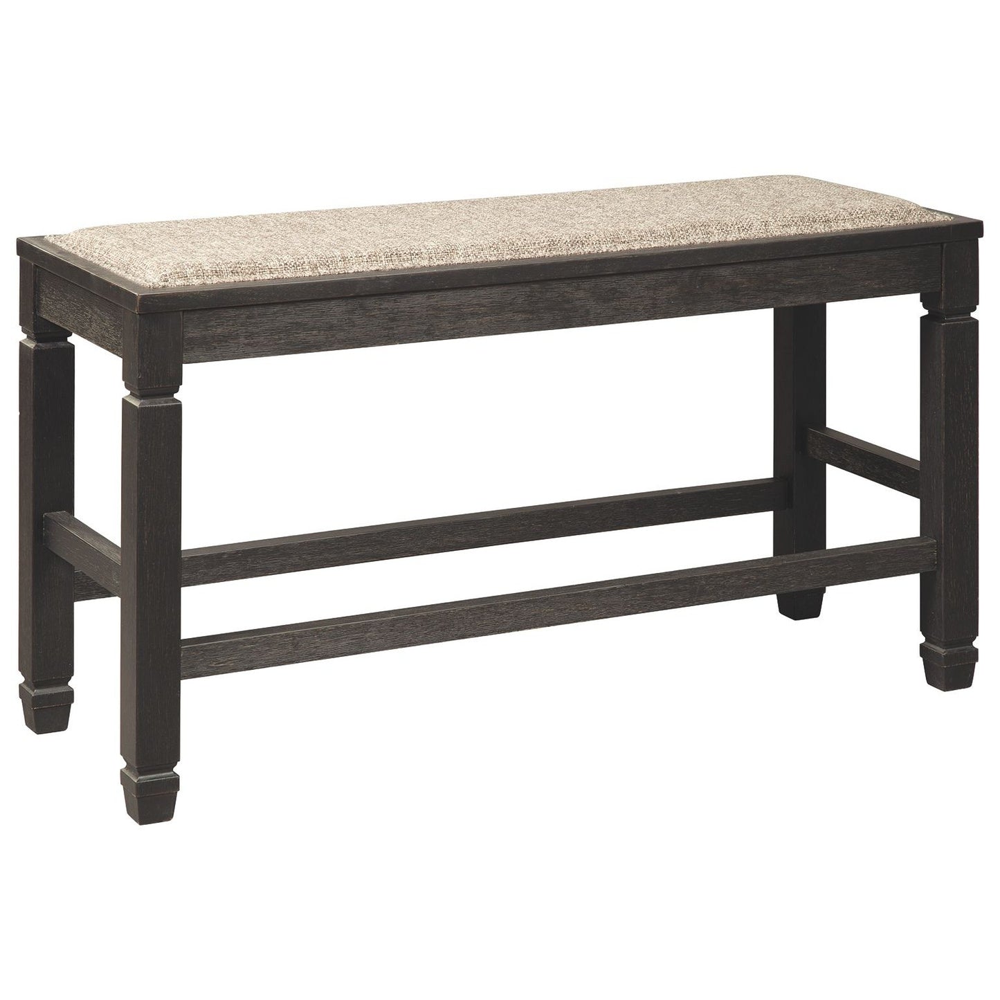 Tyler - Antique Black - Dbl Counter Uph Bench