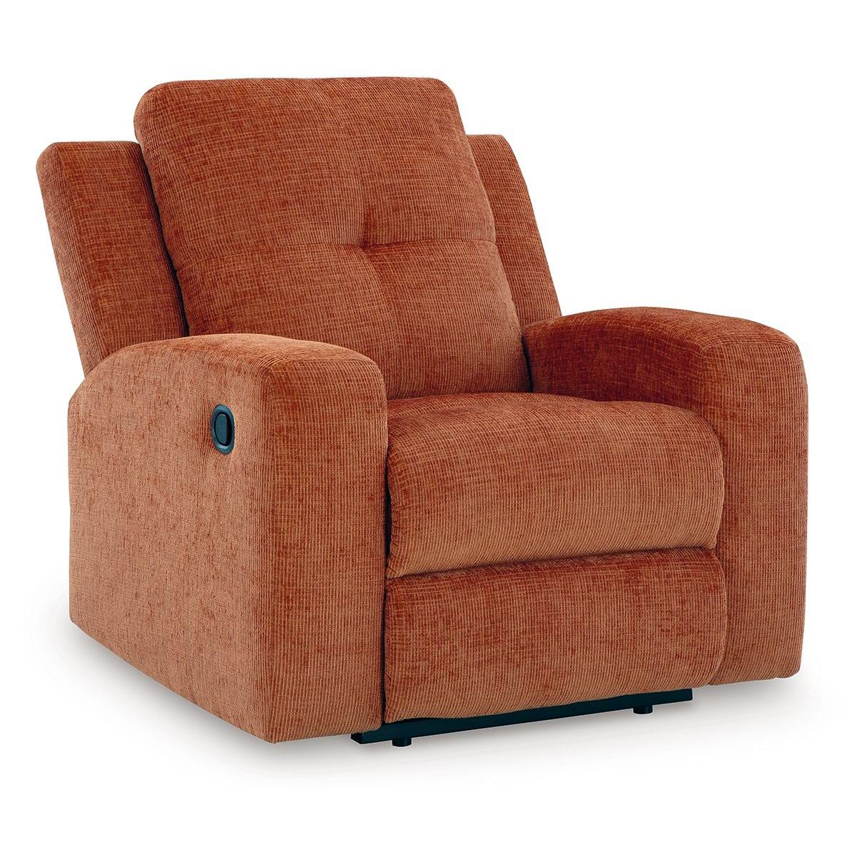 Danum - Spice - Zero Wall Recliner - Fabric
