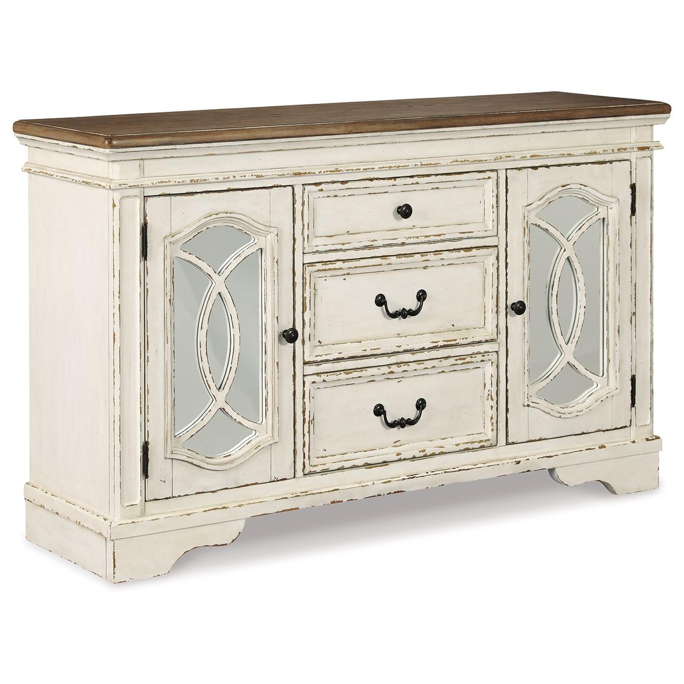 Realyn - Chipped White - Dining Room Server