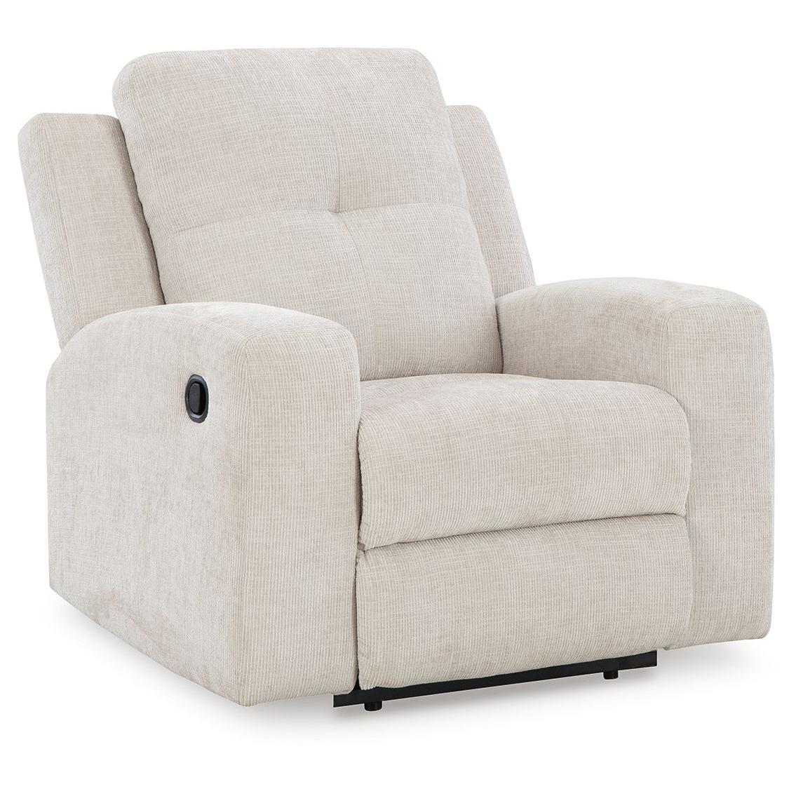 Danum - Stone - Zero Wall Recliner - Fabric