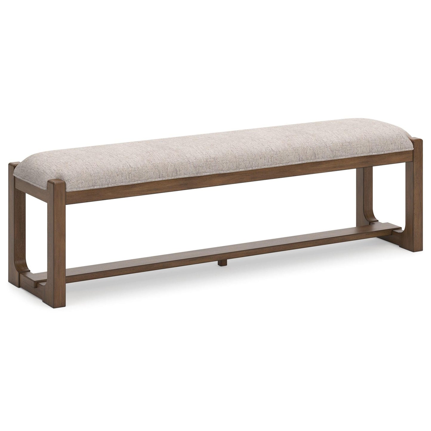 Cabalynn - Oatmeal / Light Brown - Large Uph Dining Room Bench