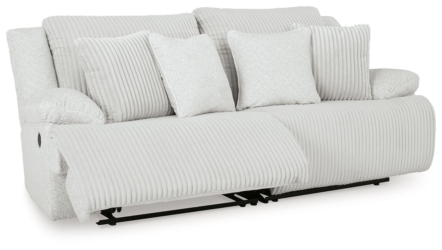 Top Tier - Alloy - 2-Piece Sectional Loveseat With RAF And LAF Recliner