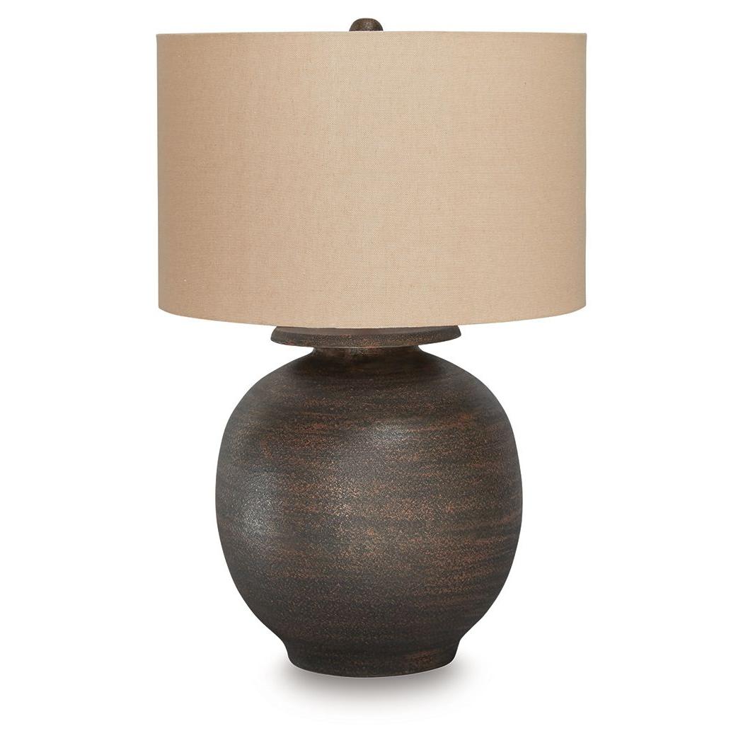 Carlenbury - Antique Brown - Metal Table Lamp