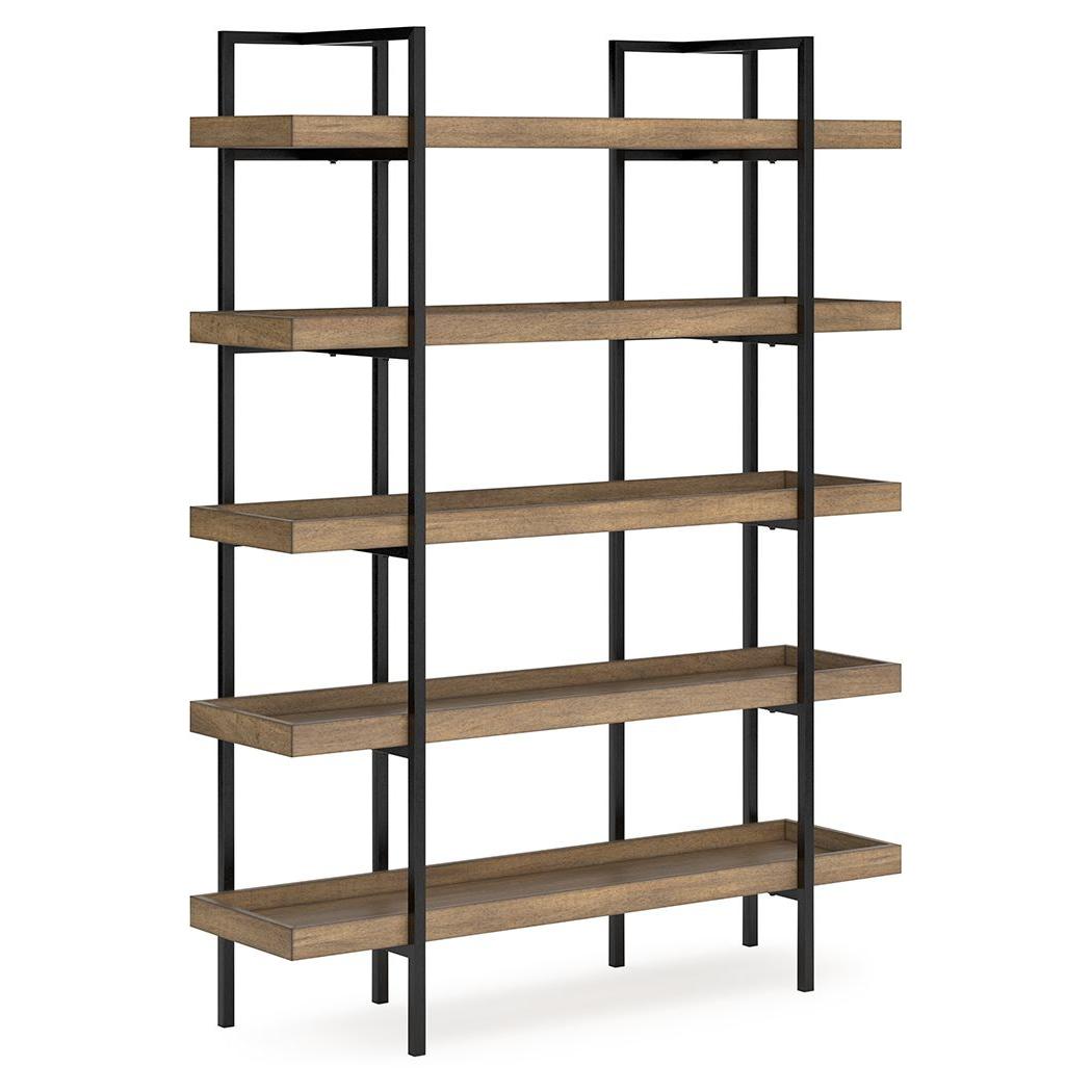 Montia - Light Brown - Bookcase