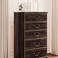 Glosmount - Two-tone - Five Drawer Chest