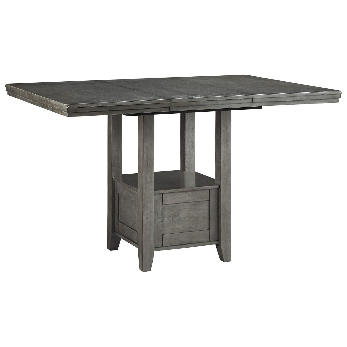 Hallanden - Gray - Rectangular Dining Room Counter Extension Table