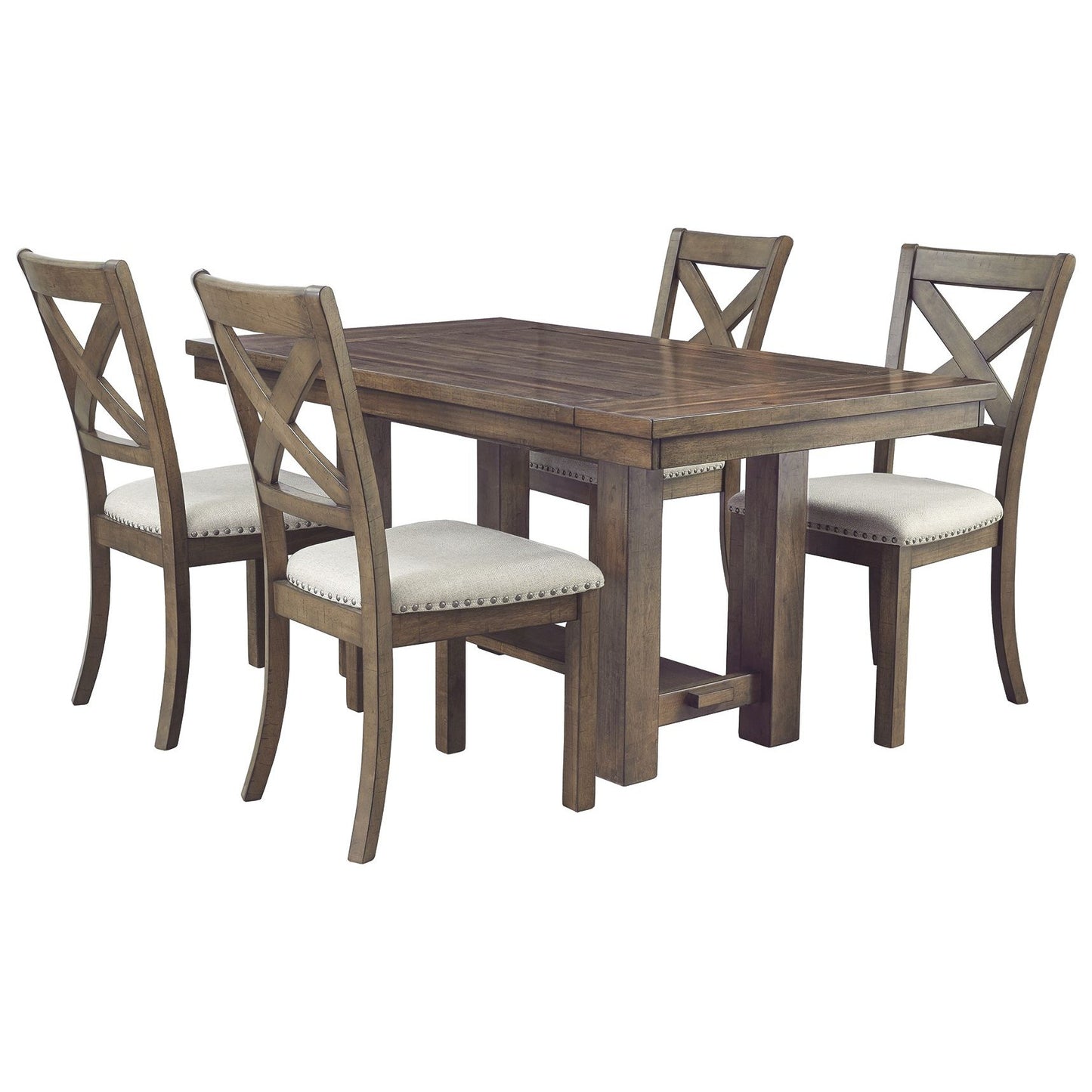 Moriville - Grayish Brown - Rectangular Dining Room Extension Table