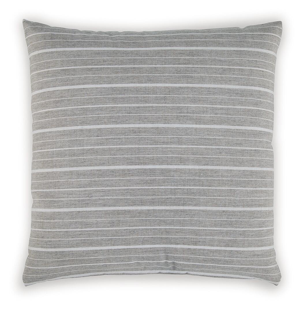 Vernthrone - Pillow (Set of 4) - Taupe / White