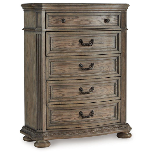 Ardenfield - Light Brown - Five Drawer Chest