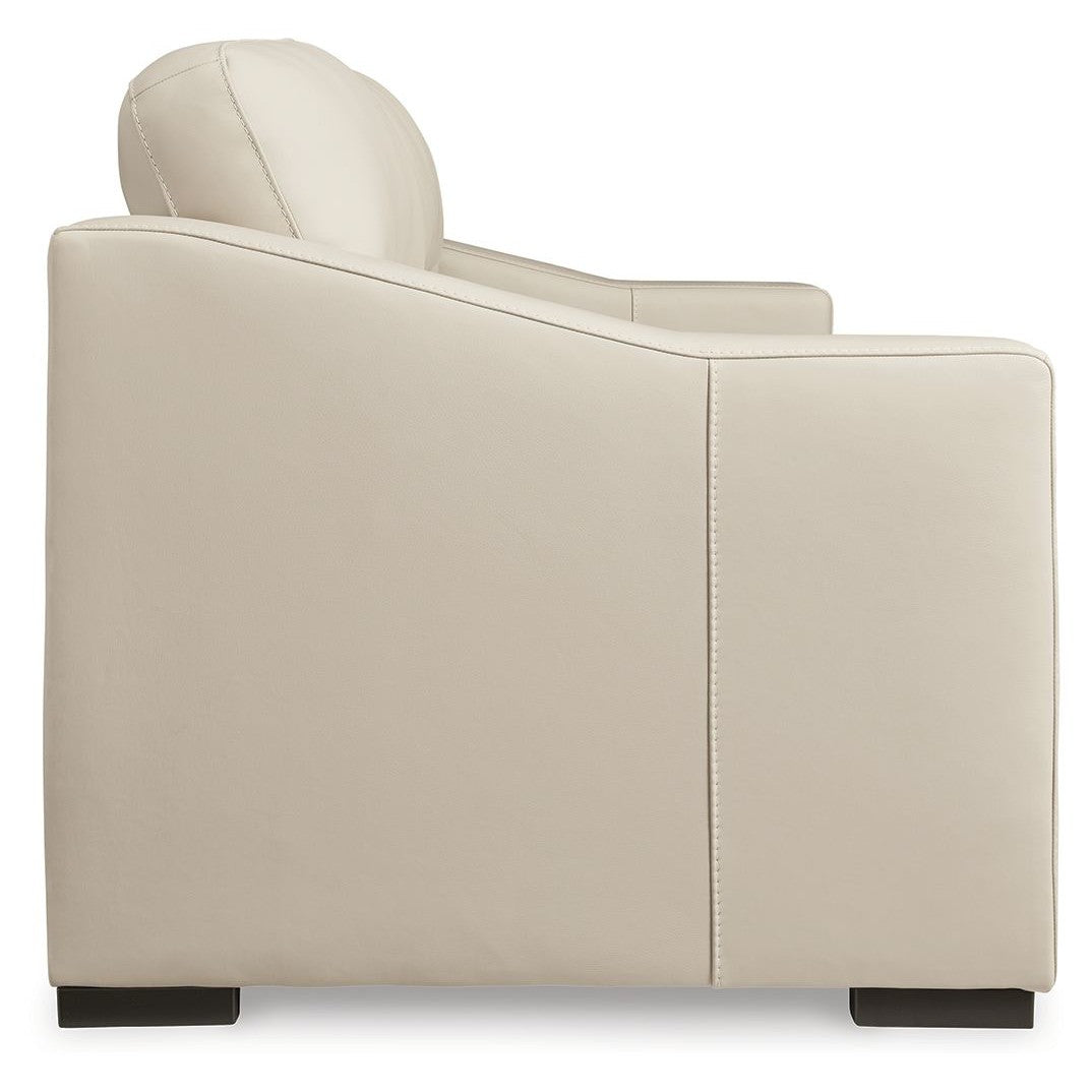 Treasure Trove - Almond - Sofa - Leather Match