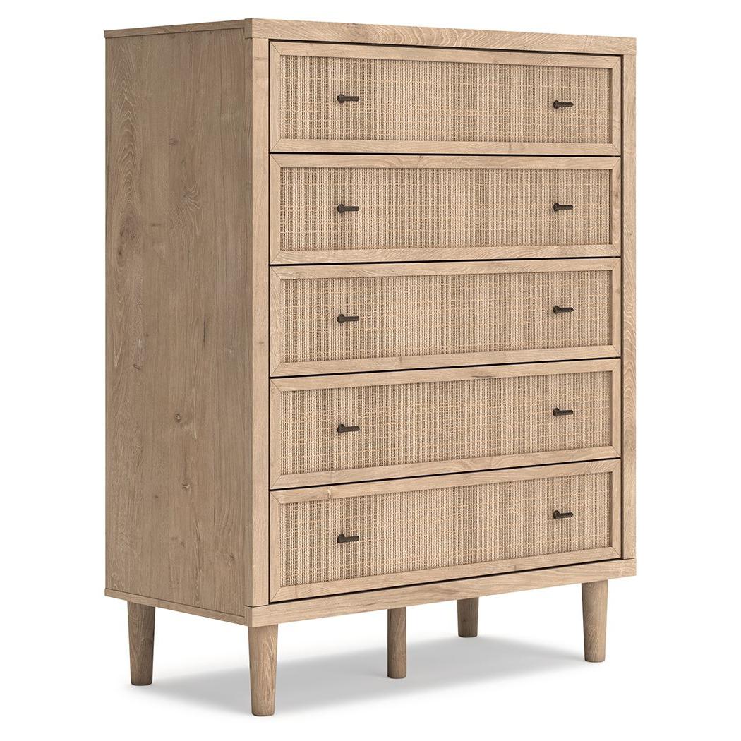 Cielden - Two-tone - Five Drawer Wide Chest