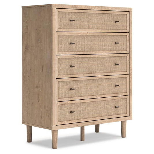 Cielden - Two-tone - Five Drawer Wide Chest