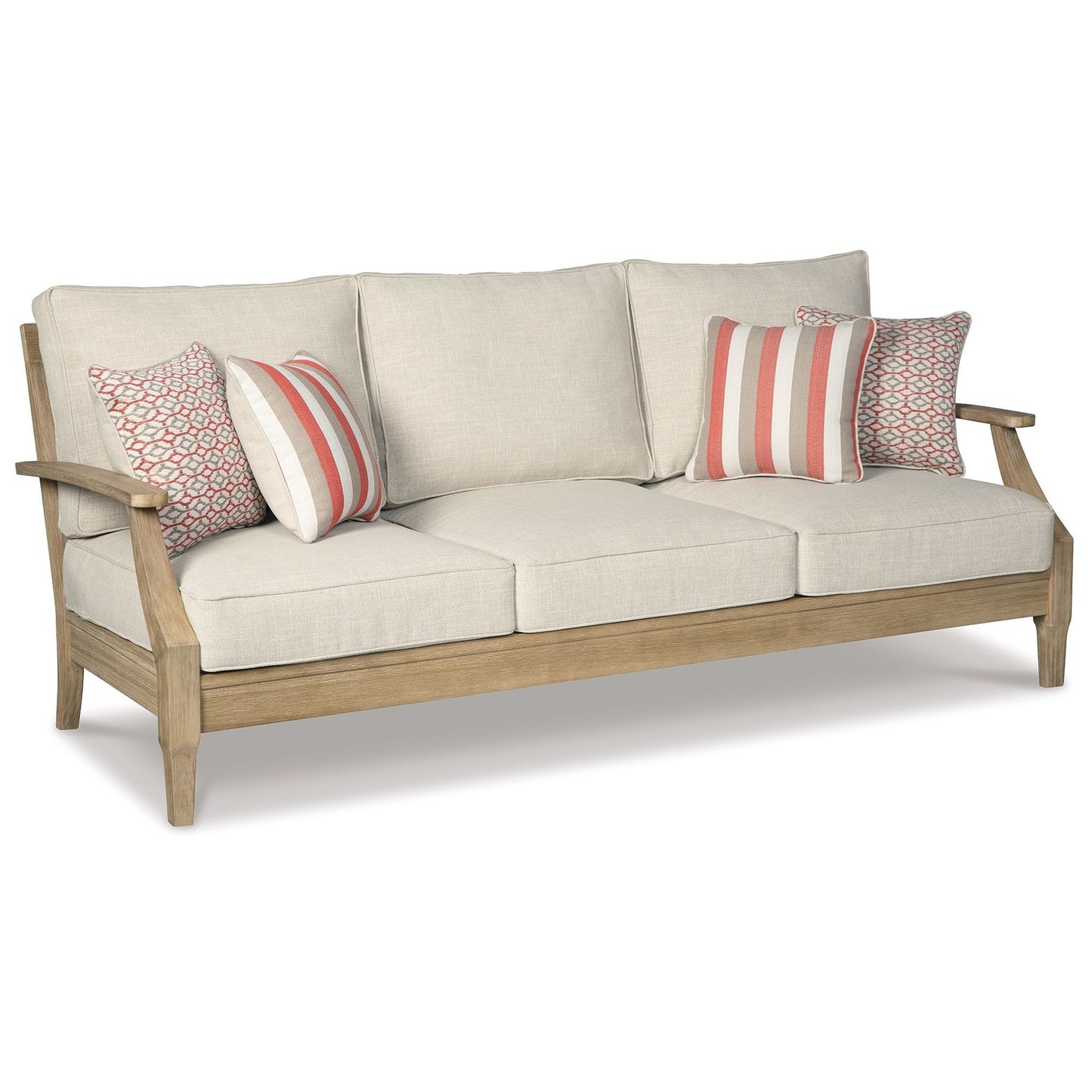 Clare - Beige - Sofa With Cushion