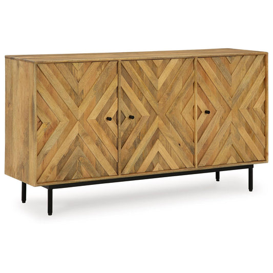 Cadewick - Natural - Accent Cabinet