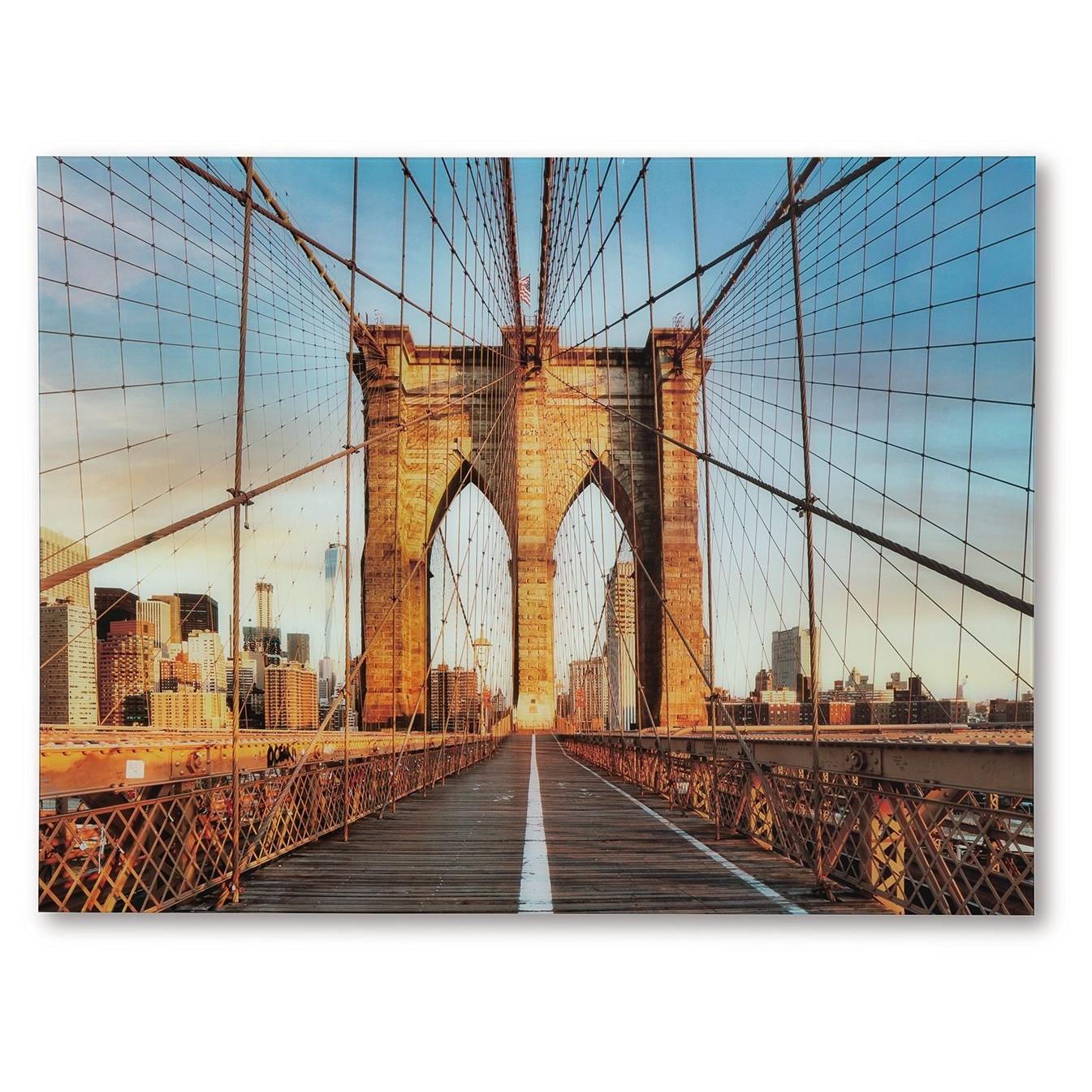 Shayward - Blue / Amber - Wall Art