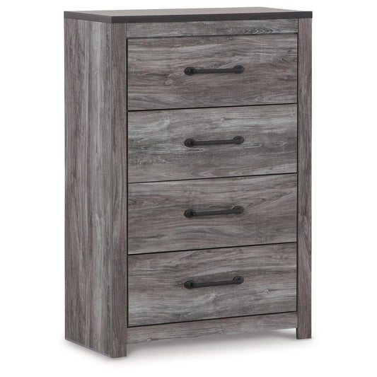 Bronyan - Four Drawer Chest - Dark Gray